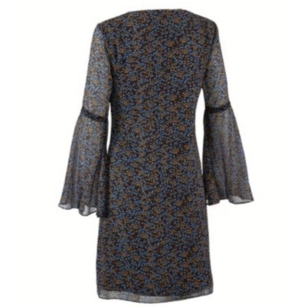 Cabi Poise Shift Dress Bell Sleeves Ditsy Floral Style 3648 Small Whimsigoth - Picture 4 of 12